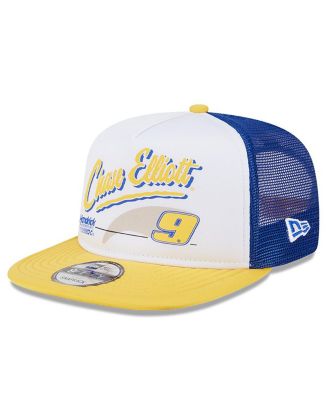 New Era - Men's Blue Chase Elliott 9FIFTY A-Frame Retro Script Snapback Hat