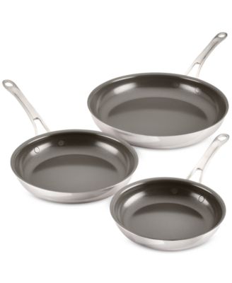 Anolon - EverLast Ceramic Nonstick 3-Pc. Skillet Set