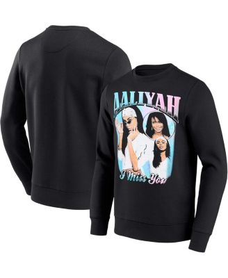 Philcos - Men's and Women's Aaliyah Black Graphic Pullover Sweatshirt