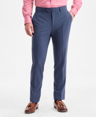Bar III - Men's Slim-Fit Solid Wool-Blend Suit Separate Pants