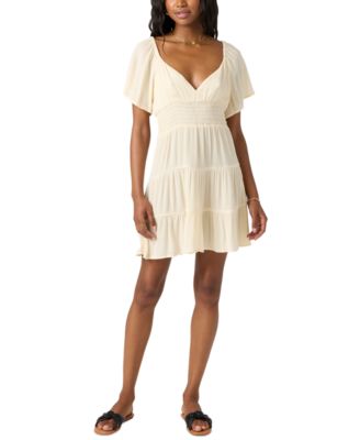 O'Neill - Juniors' Layken Short-Sleeve Solid Mini Dress