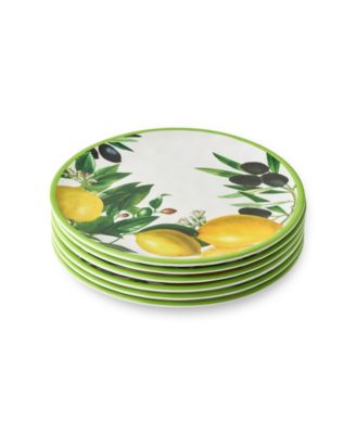 Limone Melamine Salad Plates, Set of 6 image