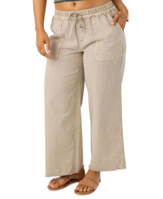 O'Neill - Juniors' Sevie Cotton Twill Pull-On Pants