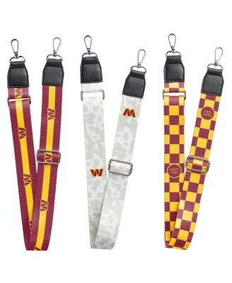 Logo Brands - Washington Commanders 3-Pack Bag Strap Set