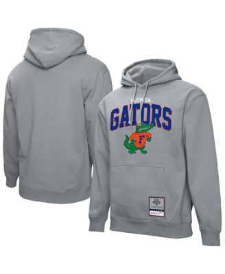 Mitchell & Ness - Men's  Heather Gray Florida Gators Classic Arch Pullover Hoodie