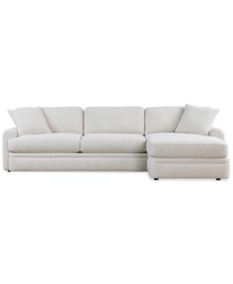 Furniture - Brendy 2-Pc. Fabric Chaise Sectional