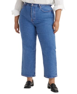 Levi's - Plus Size Ribcage Straight-Leg Ankle Jeans