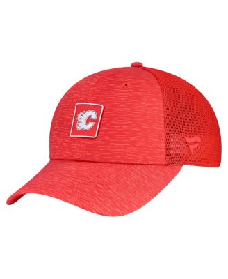 Fanatics - Women's Red Calgary Flames Authentic Pro Adjustable Trucker Hat
