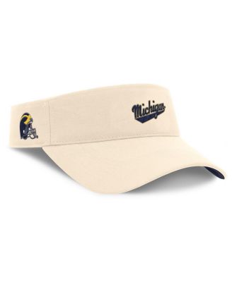 Jordan - Men's Natural Michigan Wolverines Primetime Ace Adjustable Visor