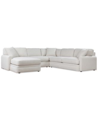Furniture - Brendy 4-Pc. Fabric Chaise Sectional