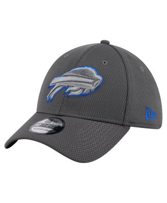 New Era - Men's Graphite Buffalo Bills Main 39THIRTY Flex Hat