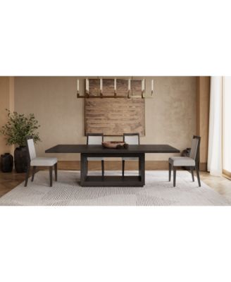Macy's - Tivie 5-Pc. Dining Set (Rectangular Table & 4 Wood Dining Chairs)