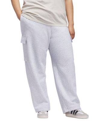 adidas - Plus Size Essentials Fleece Logo Cargo Pants