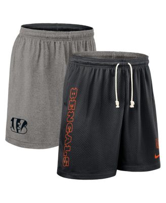 Nike - Men's Black Cincinnati Bengals Sideline Reversible Performance Shorts