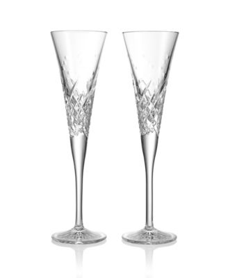 Wishes Happy Celebrations Toasting Flute 7oz, Set of 2 image