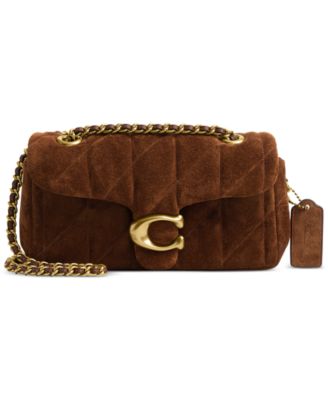 COACH - Suede Tabby Shoulder Bag 26 With Quilting