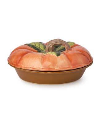 Harvest Fields 3-D Pumpkin Covered Pie Carrier image