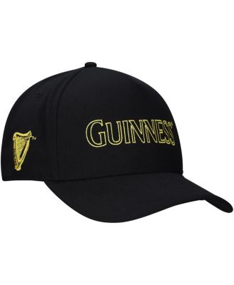 Lids - Men's Black Guinness A-Frame Snapback Hat