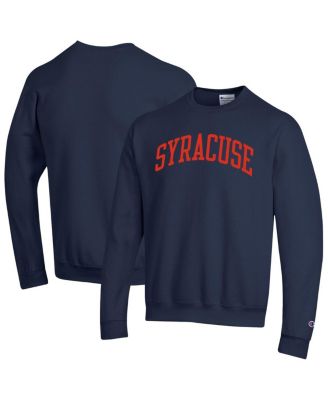Champion - Men's Navy Syracuse Orange Basic Arch Fleece Pullover Sweatshirt