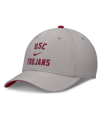 Nike - Men's Gray USC Trojans Rise Prep Performance Flex Hat