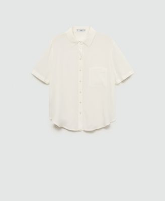 MANGO - Women's Short Sleeve Shirt