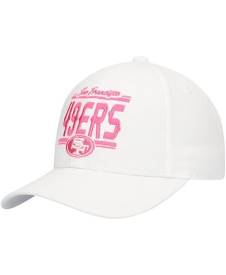 Outerstuff - Big Girls San Francisco 49ers All White Structured Adjustable&nbsp;Hat