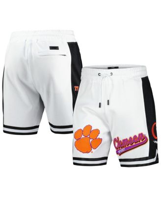 Pro Standard - Men's White Clemson Tigers Script Tail DK 2.0 Shorts