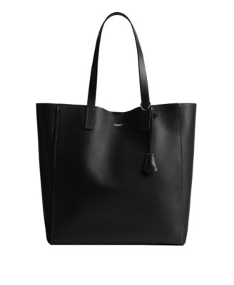 COACH - Natural Grain Leather Broadway Tote Bag