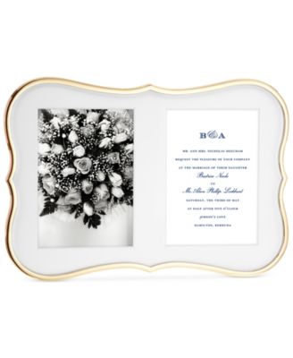 Crown Point Collection Gold-Plated Double Invitation Frame image