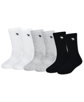 abercrombie kids - 6-Pack Neutral Core Crew Socks