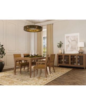 Everleigh Dining 5-Pc. Set (Table & 4 Upholstered Back Arm Chair) image