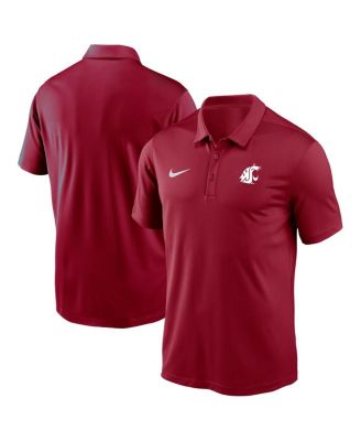 Nike - Men's Crimson Washington State Cougars Victory Solid Performance Polo Shirt