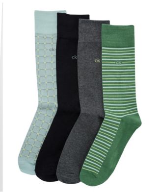 Calvin Klein - Men's 4-Pack Assorted Crew Socks Set