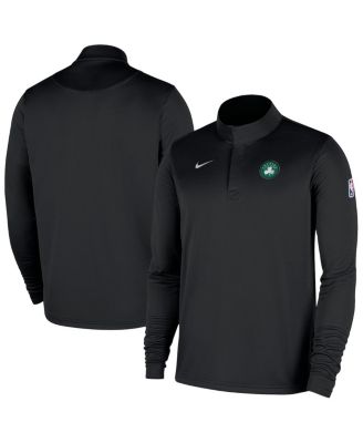 Nike - Men's Black Boston Celtics 2025/26 Authentic Coaches Quarter-Zip Pullover Jacket