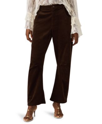Steve Madden - Women's Hart Corduroy Utility Barrel Pants