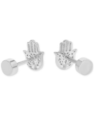 Macy's - Stud Earrings in Sterling Silver