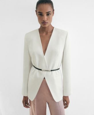 MANGO - Women's Satin Crinkle-Effect Pants