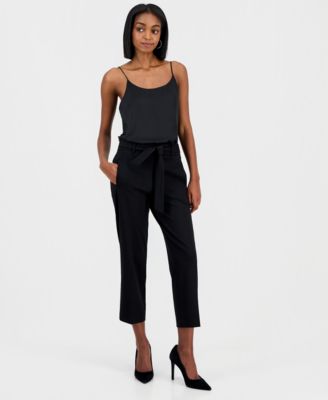 Bar III - Tie Front Capris Pants