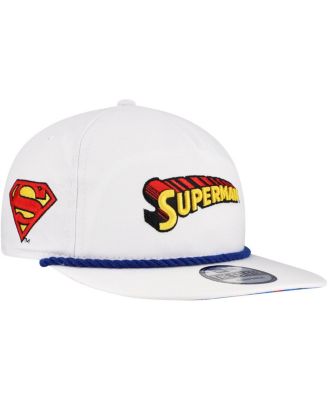 New Era - Men's White Superman Golfer Adjustable Hat