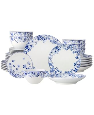 Bloomington Road Blue 30-Piece Dinnerware Set, Service for 6 image