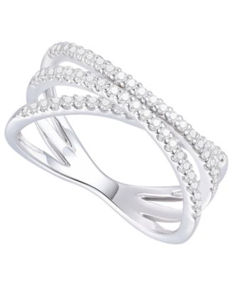 Macy's - Diamond Ring (1/2 ct. t.w.) in Sterling Silver