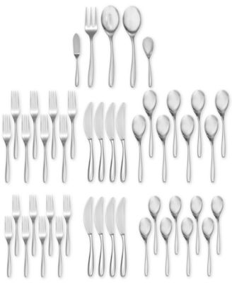Nambé - 45-Pc. Bend Flatware Set