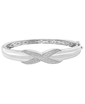 EFFY Collection - Diamond Bangle (3/4 ct. t.w.) in Sterling Silver
