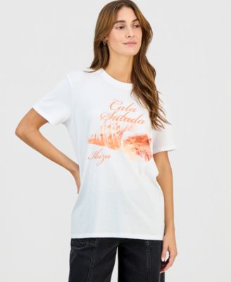 Self Esteem - Juniors' Ibiza Seashell Crewneck Tee