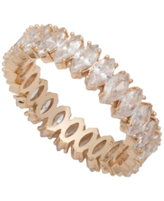 Givenchy - Cubic Zirconia Gold-Tone Navette Ring