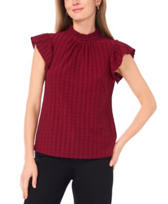 Sam & Jess - Women's Ruffle Short Sleeve Top