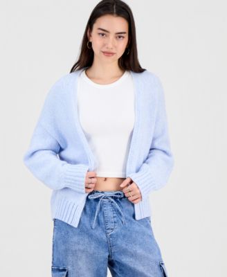 Hippie Rose - Juniors' Open-Front Cardigan