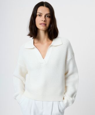 French Connection - Women's Collared Pull-On Sweater