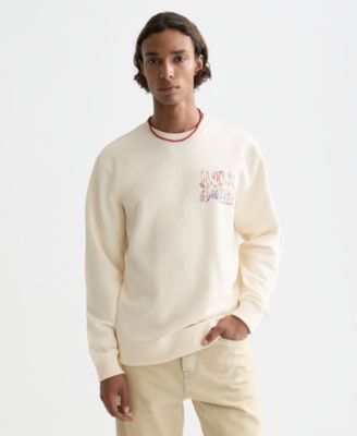 SCOTCH & SODA - Men's Front and Back Artwork Pull-On Sweatshirt