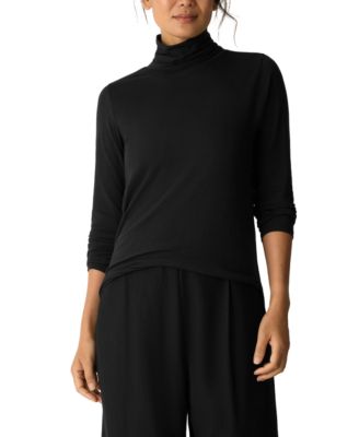 Eileen Fisher - Women's Turtleneck Sweater, Regular and Plus